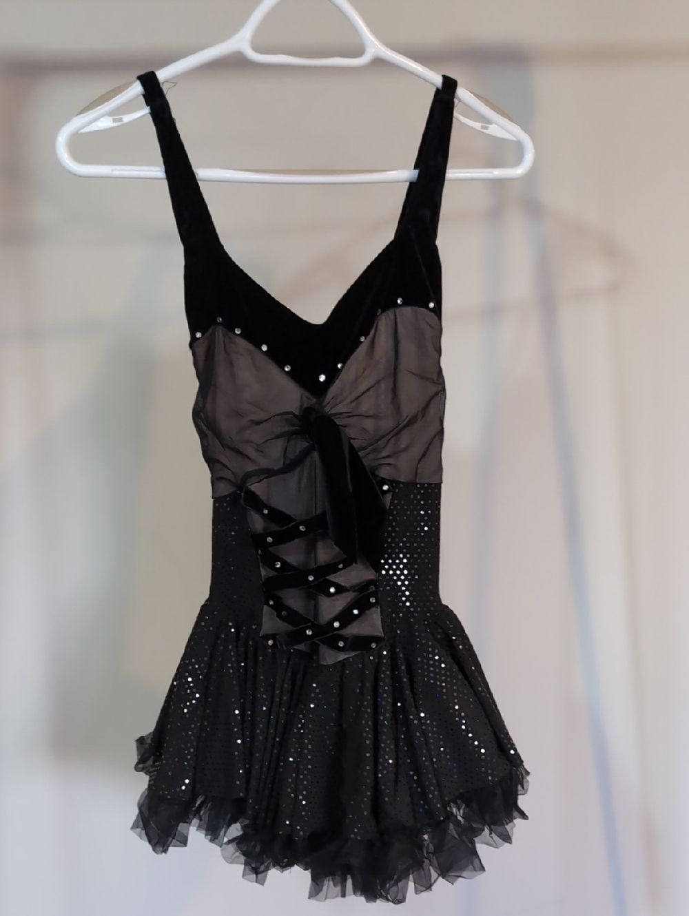 Black Sparkle Dance Costume